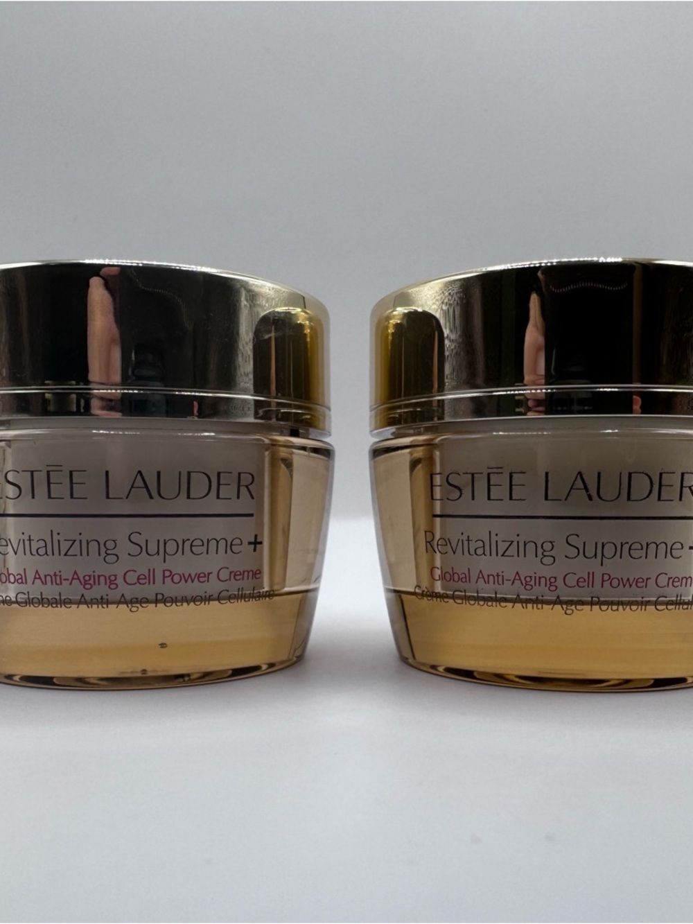 2 x Estee Lauder Revitalizing Supreme+ Global Anti-Aging Cell Power Creme 0.5oz